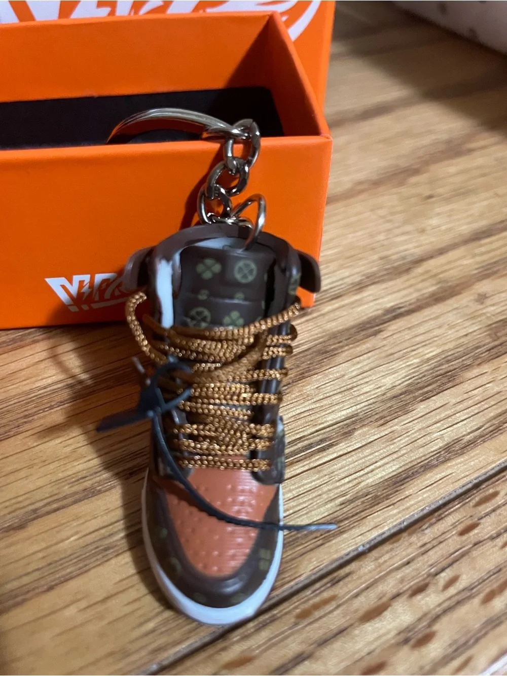 MPK - LV Designer Brown Mini Sneaker Keychain - Unisex Accessorie.In retail box
